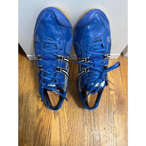 Asics Gel Domain Mens Athletic Shoes Blue & Yellow Size 9.5 - Picture 2 of 8